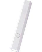 Resim Yaozixa Beyaz Şarjlı Mini Tırnak Kurutma Lambası - 395+405nm Dalga Boyu, Portatif El Tırnak Işık Tedavisi Cihazı 