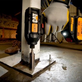 Resim CAT DX71B 18Volt 215Nm Kömürsüz Profesyonel Şarjlı Darbeli Tornavida (Akü Dahil Değildir) 