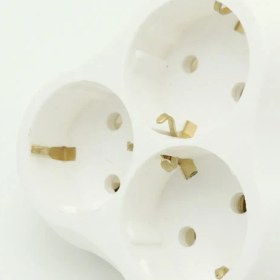 Resim Dmrled Yonca Topraklı 3'lü Grup Fiş Priz Golyat 