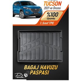 Resim Siyah Hyundai Tucson 2021 Öncesi 4d Havuzlu Bagaj Havuzu 