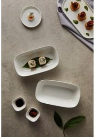 Resim Be Pera 24cm 2'li Derin Sunum Tabağı 