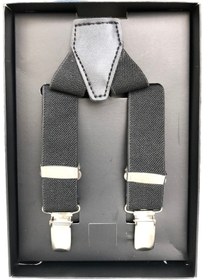 Resim Yage Siyah 2,5 Cm Pantolon Askısı 