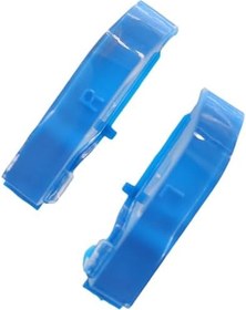 Resim NA PSP 2000 PSP 3000 Sol Sağ Düğmeler için Deal4GO L R Tetik Düğmesi Değiştirme - Şeffaf Mavi 