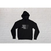 Resim Veglobe Araba Terimleri Baskılı Hoodie 