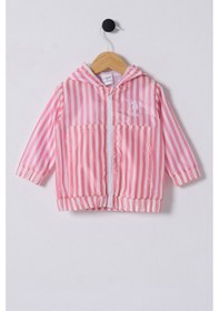 Resim U.s. Polo Assn Kız Bebek Pembe Yağmurluk Pembe 