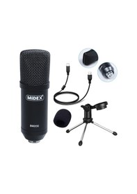 Resim Midex Bm-200 Usb Kardioid Condenser Stüdyo Usb Mikrofon 