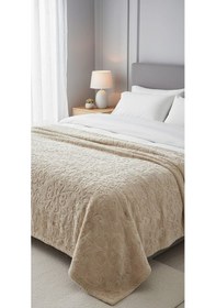 Resim Padişah Emboss Çift Kişilik Battaniye Vizon Çok Renkli 