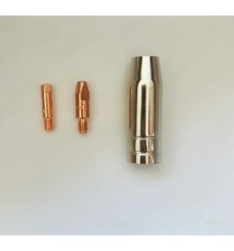 Resim Gazsız Gazaltı Torç Başlığı Nozul ve Meme 