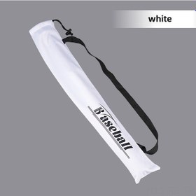 Resim Reedark Beyzbol Çubuğu Korumalı Çanta - Kalın Kadife Malzeme, El & Sırt Taşıma Seçeneği, 68cm, Spor Ekipmanı Koruma Beyaz Beyaz 