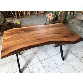 Resim Bintaşmobilya Ceviz Ağacı Kütük Masa 