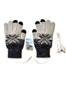 Resim Yuanbao USB Sıcak Eldiven Isıtma Örme Eldiven (Yurt Dışından) 