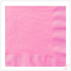 Resim Peçete, Pembe - 30 X 30 Cm - 20 Adet 