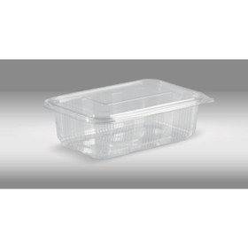 Resim ZFR PLASTİK Şeffaf Kapaklı Sızdırmaz Gıda Kap Kase 100 Ad Düz Kapak Tüm Ölçü 1000 Gr 