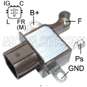 Resim 12v Alternatör Konjektör Denso 4 Fiş Düz Soket ıg-c-l-fr Hond N11.145 
