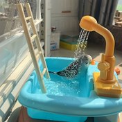 Resim Küçük Kuşlar İçin Büyük Kuş Banyosu - Dayanıklı PP Malzeme, Ergonomik Kolu ve Havalandırma Delikleri ile Kolay Temizlik Tasarımı - Pigeon, Cockatiels, Parakeets, Küçük Kuş Banyosu, Kuş Hijyen Bakımı, Dekoratif Kuş Banyosu, Kolay Temizlik Malzemesi için Çok Renkli Seçenekler 