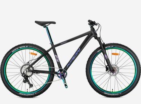Resim Kron Rebel 26 Jant MTB 15' 8 Vites H.DİSC Siyah Rainbow Dağ Bisikleti 
