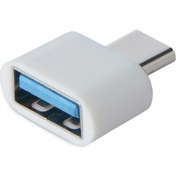 Resim USB Type-C OTG Dönüştürücü Adaptör Beyaz 