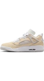 Resim Nike Jordan Spizike Low Erkek Beyaz Basketbol Ayakkabısı 