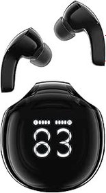 Resim ACEFAST T9 Kablosuz Kulaklıklar, Sürükleyici Sese Sahip Bluetooth 5.3 Kulaklıklar, Gürültü Önleyici Kristal Kulak İçi Kulaklıklar, LED Dijital Ekranlı 40H HiFi Stereo Çift Mikrofonlu Kulak 