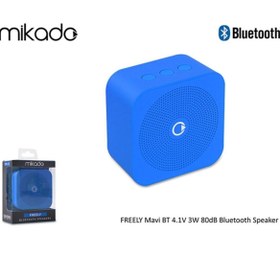 Resim Mikado FREELY Mavi BT 4.1V 3W 80dB Bluetooth Speaker 