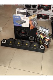 Resim patili tasarım Oto Ses Sistem Paketi Komple Eksiksiz Full 
