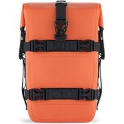 Resim Turuncu Büyük Kapasiteli Motosiklet Çantası, Yansıtıcı Ve Su Geçirmez 