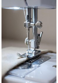 Resim Kiwi Ksw-3072 Dikiş Makinesi 12 Desen & Çift İplik & Ayak Pedallı Beyaz 
