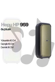 Resim HEPU HP-959 BT SPEAKER RGB HOPARLÖR 