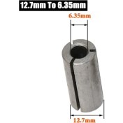 Resim 2Liyao 12.7 Ila 6.35 Yüksek Hassasiyetli Adaptör Collet Shank Cnc Router Aracı Adaptörleri Tutucu Evrensel Gravür Kol Bağlı Collet Adaptör Araçları (Yurt Dışından) 