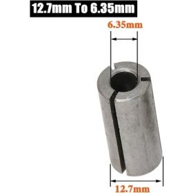 Resim 2Liyao 12.7 Ila 6.35 Yüksek Hassasiyetli Adaptör Collet Shank Cnc Router Aracı Adaptörleri Tutucu Evrensel Gravür Kol Bağlı Collet Adaptör Araçları (Yurt Dışından) 