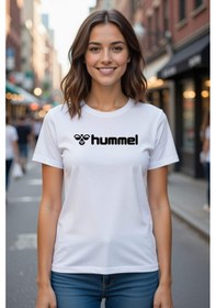 Resim Hummel Nesle S/s 912031-9001 Beyaz Kadın T-shirt Beyaz 