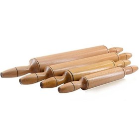 Resim Ahşap Vernikli Sabit Kulp Merdane 47 Cm 