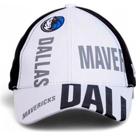 Resim Beyaz Dallas Maveriks Basketbol Beyzbol Şapkası - Standart Beyaz 