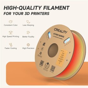 Resim Creality Hyper Rainbow Pla Kısa Yabani Çiçek Filament 1,75mm 1000gr - Urhanshop Yetkili Satış 