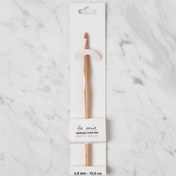 Resim La Mia Whitewood 4.5 mm 15.5 cm Ahşap Yün Tığ 