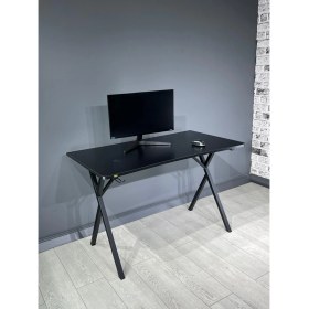 Resim Hey Modüler Mobilya Heygaming Profesyonel Oyuncu Masa Siyah Siyah Bilgisayar Çalışma Masası 120 Cm 