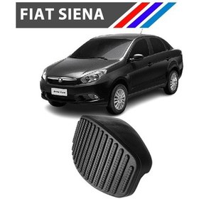 Resim OTOZET Fiat Siena Fren Debriyaj Pedal Lastiği Yanaklı 2 Adetli Set 