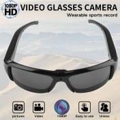 Resim 1 Adet 1080P Spor Video Gözlüğü, 32GB Depolama Kartlı, Akıllı Video Gözlük, Şarj Edilebilir Pil ile 90 Dakika Kullanım Süresi, 75° Geniş Açı, Taşınabilir DV Kamera, Toplantılar ve Maceralar İçin Mükemmel 