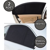 Resim Markaflex Araba Oto Yan Cam Emzirme Perdesi Güneşlik Perde 2 Adet 