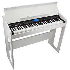 Resim Jwin JDP-950 Hassasiyetli Elektronik 61 Tuş Ahşap Kabinli Beyaz Piyano 