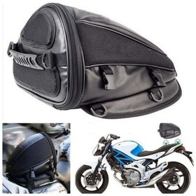 Resim Motosiklet Arka Kuyruk Çanta Impertex Kumaş Çok Amaçlı Suni Deri Hatlar Motor Çantası Renkli 