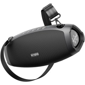 Resim W-KING X10 Bluetooth Hoparlör 120W Xtreme Bass 42S Dinleme Ipx6 Kablosuz Stereo Tws Ses Bombası Siya 