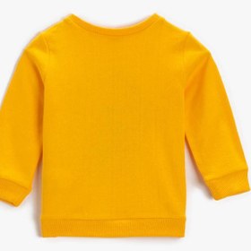 Resim Erkek Bebek Baskılı Sweatshirt Pamuklu 
