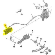 Resim Peugeot 308 Ön Kapi Kolu İç 2007-2014 9144c8 Dr0226cr 1.6, 1.6 Hdı, 1.6 Vtı, 1.6 L Thp 