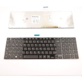 Resim Toshiba Uyumlu Satellite C50-A-1Kz Klavye Tuş Takımı (Çerçeveli) 