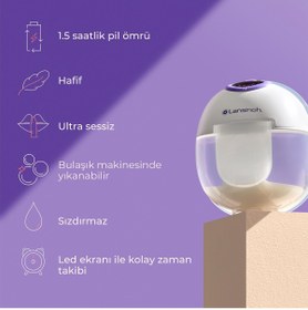 Resim Lansinoh Giyilebilir Çiftli Göğüs Pompası - Standart / Standart 