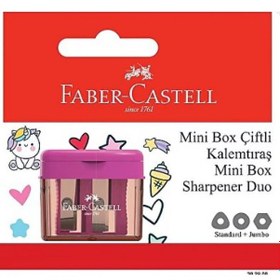 Resim Faber Castell Minibox Kalemtraş Duo Trendy Çok Renkli 