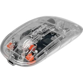 Resim Dexim 2.4ghz & Bluetooth Şeffaf LED Mouse 