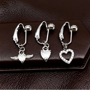 Resim 3 adet deliksiz parlak göbek barı, kolay takılır, kıyafete vurgu katar ve moda trendlerinin çekiciliğini gösterir, erkekler ve kadınlar için vücut piercingi, dumbbell tasarımlı 