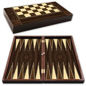 Resim Star Oyun Polyester Ceviz Büyük Boy Tavla - 1020180 